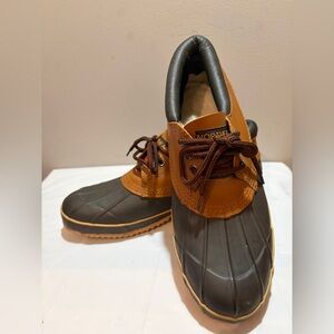 Northeast Outfitters Duck Boots~low rubber for weatherproofing. 
Men’s size 11.